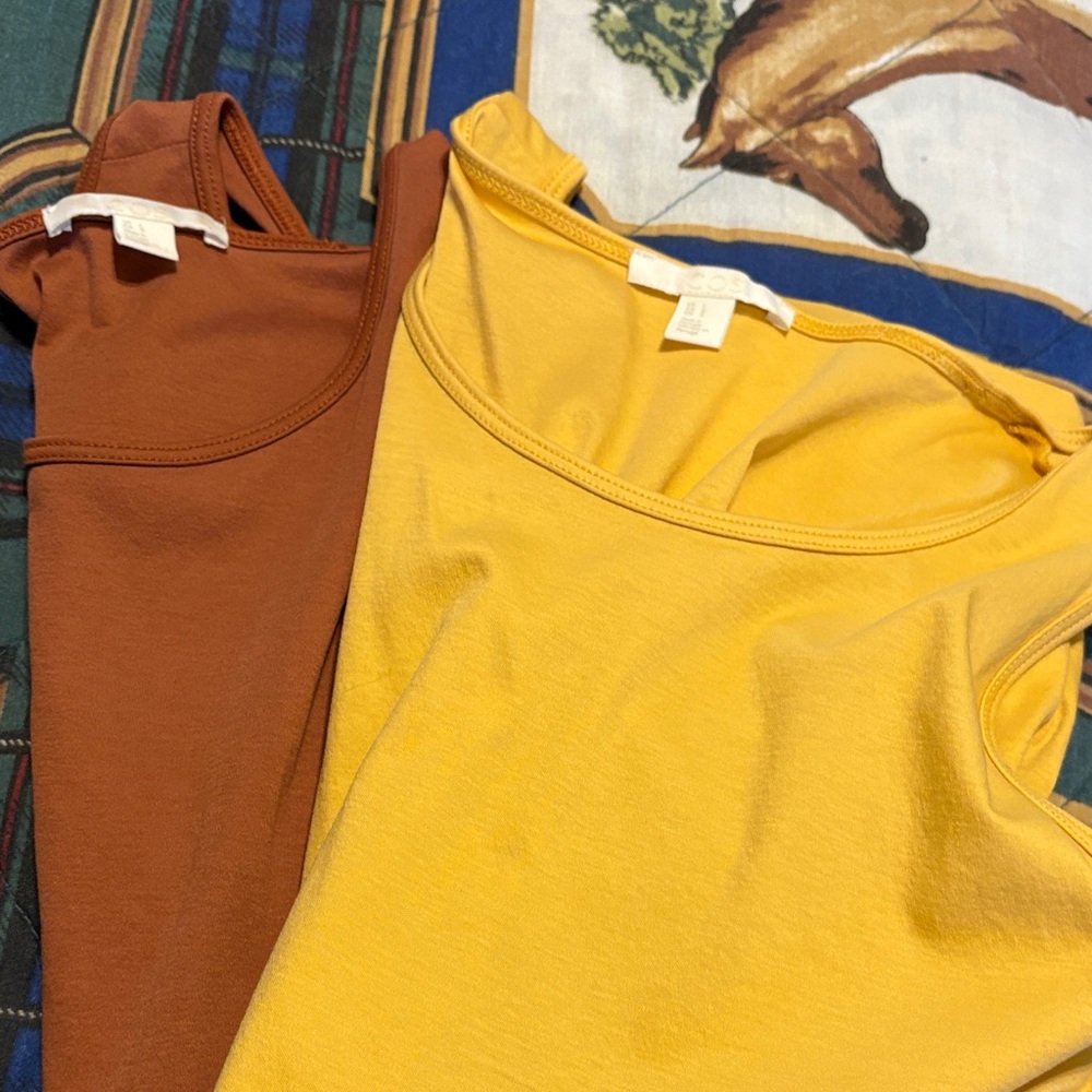 COS tank tops, sz L